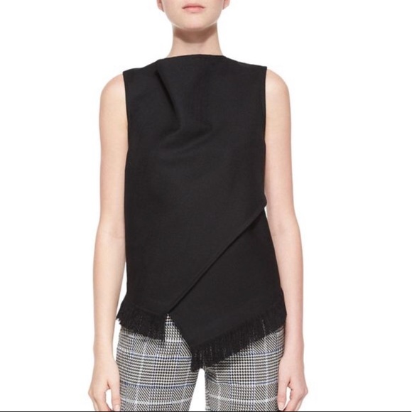 3.1 Phillip Lim Tops - 3.1 Phillip Lim Sleeveless Wrap Front Fringe Top 4